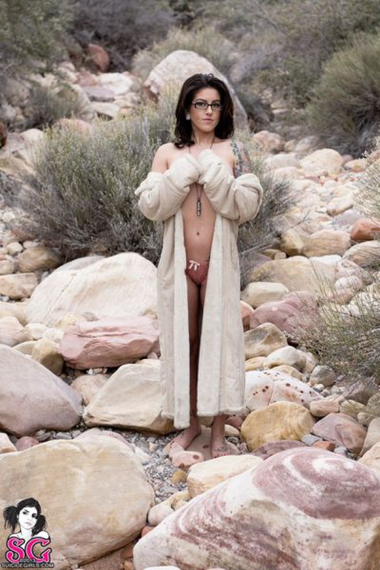 Страстная брюнетка голая на природе 36 фото